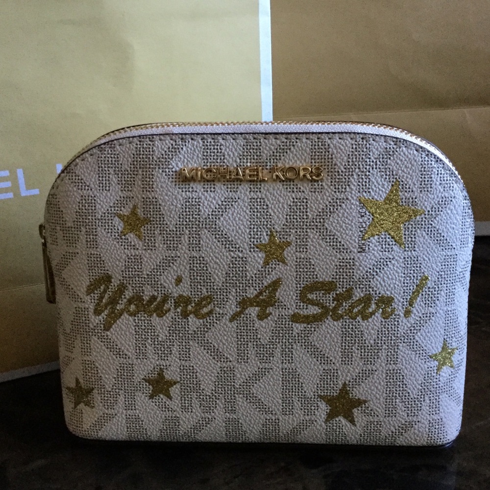 Michael Kors Illustrations cosmetic bag